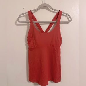 Patagonia Workout Tank | size small | salmon color